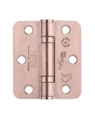 ZHSS7667R-TRG - Zoo Hardware Grade 11 CE Fire Rated Ball Bearing Hinges &lpar;Radius&rpar; 76 x 67 x 2&period;5mm - Tuscan Rose Gold