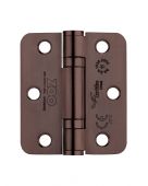 ZHSS7667R-ETB - Zoo Hardware Grade 11 CE Fire Rated Ball Bearing Hinges &lpar;Radius&rpar; 76 x 67 x 2&period;5mm - Etna Bronze