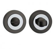 FGWCTT-GMG - Fortessa Gotham Round Bathroom Turn & Release &lpar;Gun Metal Grey&sol;Polished Chrome&rpar;