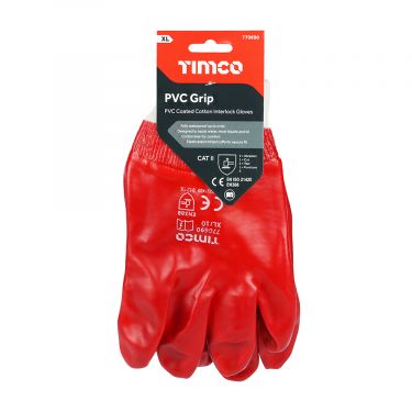 Click Here To Enlarge This Photo Of TIMCO - 770690 - PVC Gloves - PVC Coated Cotton Interlock &lpar;XL&rpar;