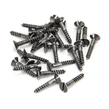 Click Here To Enlarge This Photo Of From the Anvil Pewter Countersunk Slotted Screws &lpar;25&rpar;