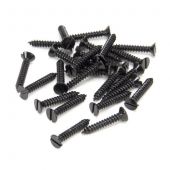 From the Anvil Black Countersunk Slotted Screws &lpar;25&rpar;