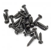From the Anvil Dark Stainless Steel Round Head Slotted Screws &lpar;25&rpar;