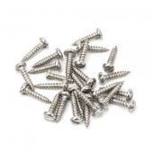 From the Anvil Stainless Steel Round Head Slotted Screws &lpar;25&rpar;