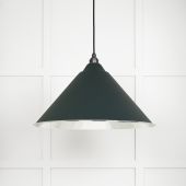 45433DI From The Anvil Hammered Nickel Hockley Pendant in Dingle Hammered Nickel