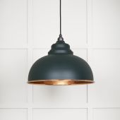 49501DI From The Anvil Hammered Copper Harborne Pendant in Dingle Hammered Copper