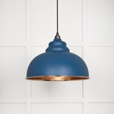 Click Here To Enlarge This Photo Of 49501SU From The Anvil Smooth Copper Harborne Pendant in Upstream Smooth Copper