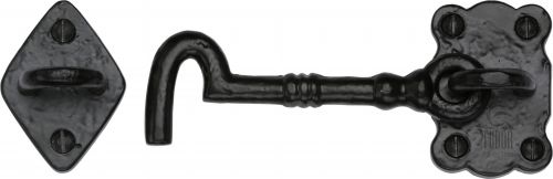 Click Here To Enlarge This Photo Of TC153 106 M&period;Marcus The Tudor Collection Cabin Hook 4" Black Iron