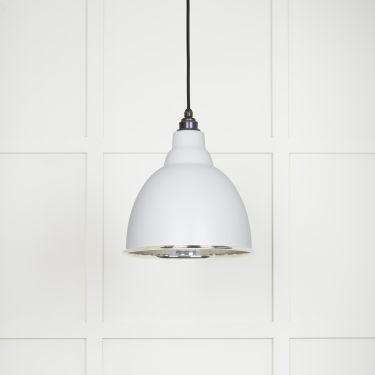 Click Here To Enlarge This Photo Of 49504F From The Anvil Smooth Nickel Brindley Pendant in Flock Smooth Nickel