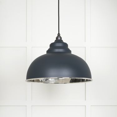 Click Here To Enlarge This Photo Of 49505SO From The Anvil Smooth Nickel Harborne Pendant in Soot Smooth Nickel