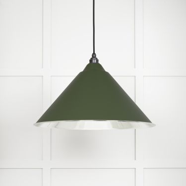 Click Here To Enlarge This Photo Of 49506H From The Anvil Smooth Nickel Hockley Pendant in Heath Smooth Nickel