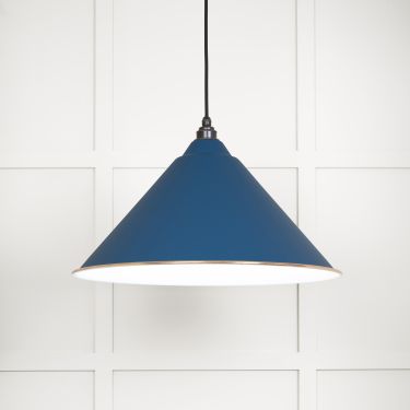 Click Here To Enlarge This Photo Of 49510U From The Anvil White Gloss Hockley Pendant in Upstream Accent