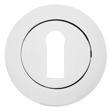 Click Here To Enlarge This Photo Of Eclipse 62161 Polished Chrome Standard Key Escutcheon &lpar;Freestyle Range&rpar;