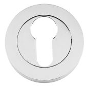 Eclipse 62163 Polished Chrome Euro Profile Escutcheon &lpar;Freestyle Range&rpar;