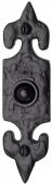 TC345 M&period;Marcus The Tudor Collection Bell Push Black Iron