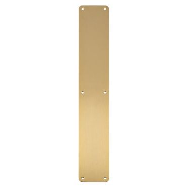 Click Here To Enlarge This Photo Of FPP1500SPVD - Carlisle Brass Eurospec Finger Plate 500 x 75mm &lpar;Plain&rpar; Satin Brass PVD