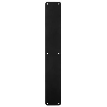 Click Here To Enlarge This Photo Of FPP1500MB - Carlisle Brass Eurospec Finger Plate 500 x 75mm &lpar;Plain&rpar; Matt Black