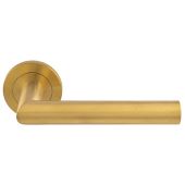 SWL1192SPVD - Carlisle Brass Eurospec 'Treviri' Designer Lever on Round Rose &lpar;G304&rpar; Satin Brass PVD