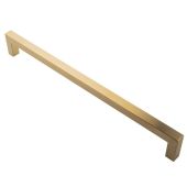 SSM1445SPVD - Carlisle Brass Eurospec 300mm x 19mm Square Mitred Pull Handle &lpar;G304&rpar; Satin Brass PVD