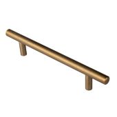 FTD445BAB - Carlisle Brass Fingertip Design 12mm Steel T-Bar Handle &lpar;128mm c&sol;c&rpar; 188mm Antique Brass
