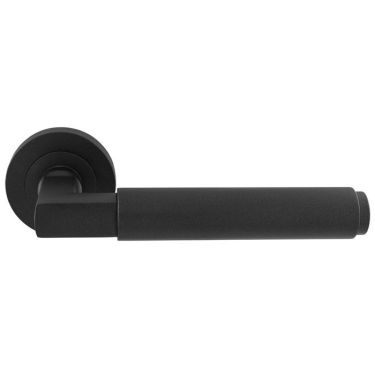 Click Here To Enlarge This Photo Of EUL070MB - Carlisle Brass 'Masano' Lever On Rose - Matt Black