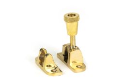 45942 From the Anvil Polished Brass Brompton Brighton Fastener &lpar;Radiused&rpar;