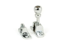 45959 From the Anvil Polished Chrome Mushroom Brighton Fastener &lpar;Radiused&rpar;
