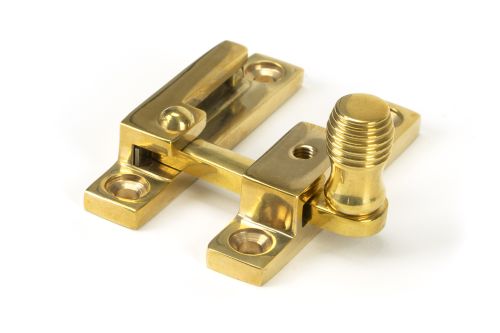 Click Here To Enlarge This Photo Of 45992 From the Anvil Polished Brass Beehive Quadrant Fastener - Narrow