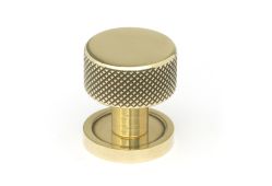 46814 From the Anvil Aged Brass Brompton Cabinet Knob - 25mm &lpar;Plain&rpar;