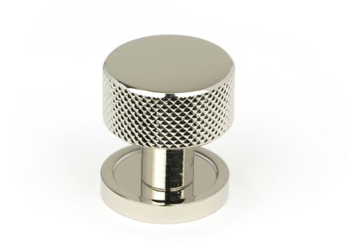 Click Here To Enlarge This Photo Of 46822 From the Anvil Polished Nickel Brompton Cabinet Knob - 25mm &lpar;Plain&rpar;