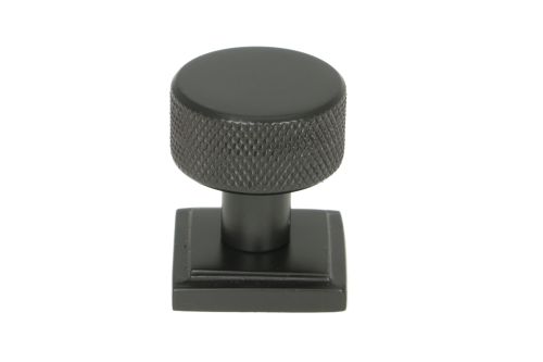 Click Here To Enlarge This Photo Of 46829 From the Anvil Aged Bronze Brompton Cabinet Knob - 25mm &lpar;Square&rpar;