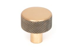 46831 From the Anvil Polished Bronze Brompton Cabinet Knob - 25mm &lpar;No rose&rpar;