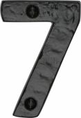 TC356 7 M&period;Marcus The Tudor Collection Numeral 7 - 3" Black Iron
