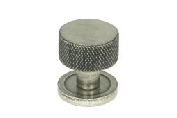 46842 From the Anvil Pewter Brompton Cabinet Knob - 25mm &lpar;Plain&rpar;