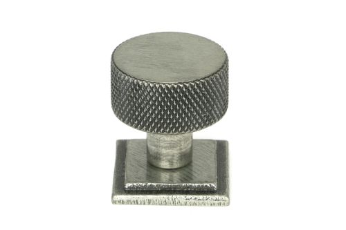 Click Here To Enlarge This Photo Of 46845 From the Anvil Pewter Brompton Cabinet Knob - 25mm &lpar;Square&rpar;
