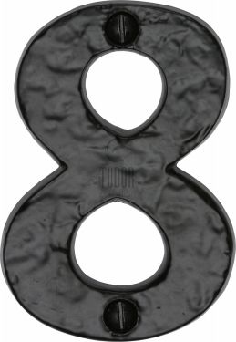 Click Here To Enlarge This Photo Of TC356 8 M&period;Marcus The Tudor Collection Numeral 8 - 3" Black Iron