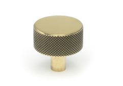 46855 From the Anvil Aged Brass Brompton Cabinet Knob - 32mm &lpar;No rose&rpar;