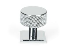 46861 From the Anvil Polished Chrome Brompton Cabinet Knob - 32mm &lpar;Square&rpar;