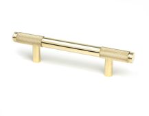 46864 From the Anvil Polished Brass Half Brompton Pull Handle - Small 96mm c&sol;c