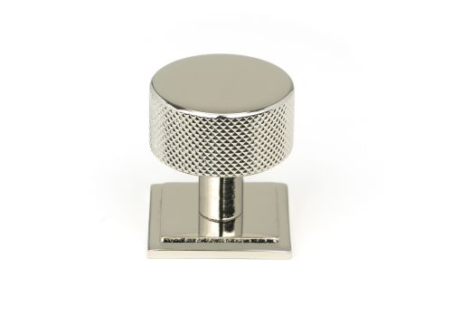 Click Here To Enlarge This Photo Of 46865 From the Anvil Polished Nickel Brompton Cabinet Knob - 32mm &lpar;Square&rpar;
