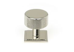 46865 From the Anvil Polished Nickel Brompton Cabinet Knob - 32mm &lpar;Square&rpar;