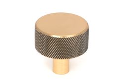 46871 From the Anvil Polished Bronze Brompton Cabinet Knob - 32mm &lpar;No rose&rpar;