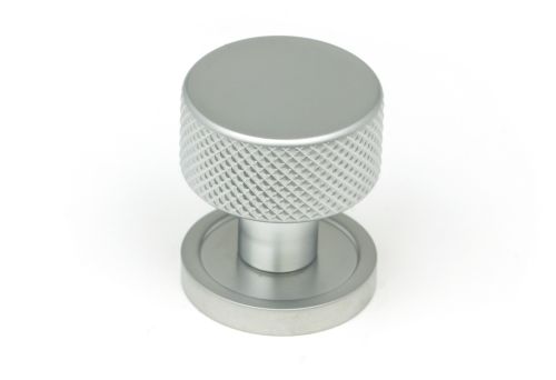 Click Here To Enlarge This Photo Of 46876 From the Anvil Satin Chrome Brompton Cabinet Knob - 25mm &lpar;Plain&rpar;