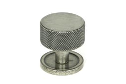 46882 From the Anvil Pewter Brompton Cabinet Knob - 32mm &lpar;Plain&rpar;