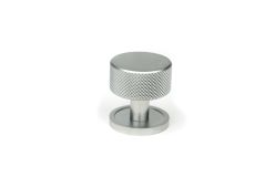 46888 From the Anvil Satin Chrome Brompton Cabinet Knob - 32mm &lpar;Plain&rpar;