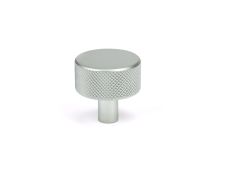 46892 From the Anvil Satin Chrome Brompton Cabinet Knob - 32mm &lpar;No rose&rpar;
