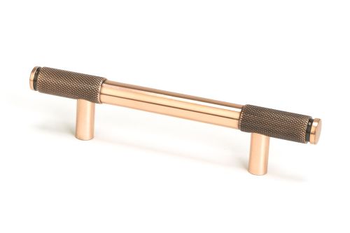 Click Here To Enlarge This Photo Of 46936 From the Anvil Polished Bronze Half Brompton Pull Handle - Small 96mm c&sol;c