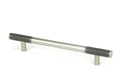 46946 From the Anvil Pewter Half Brompton Pull Handle - Medium 160mm c&sol;c