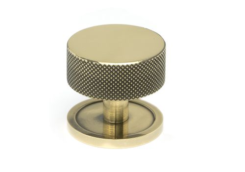 Click Here To Enlarge This Photo Of 47137 From the Anvil Aged Brass Brompton Cabinet Knob - 38mm &lpar;Plain&rpar;