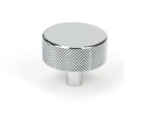 47142 From the Anvil Polished Chrome Brompton Cabinet Knob - 38mm &lpar;No rose&rpar;